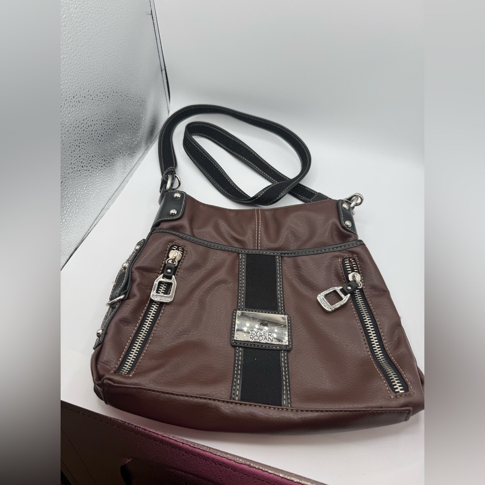 Tyler Rodan Women’s Brown And Black Shoulder Bag Purse
